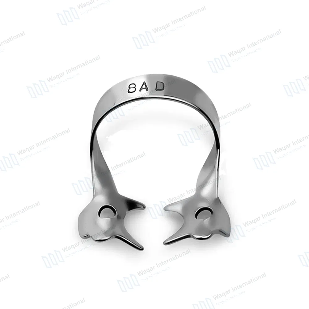 Endodontic Rubber Dam Clamp #8AD – Molar