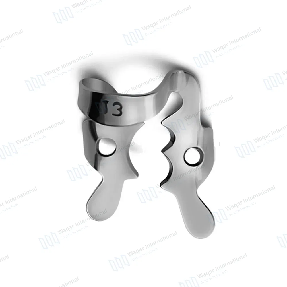 Endodontic Rubber Dam Clamp #13 – Lower Left Molars