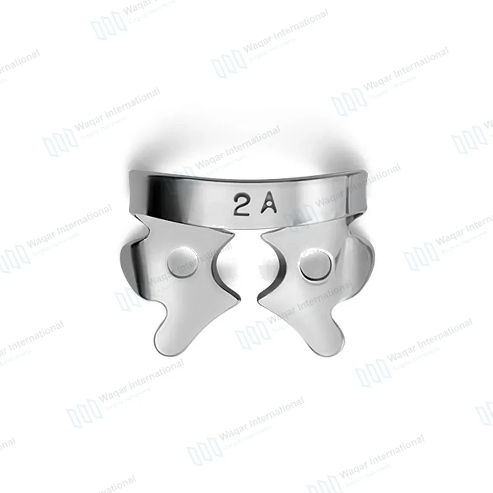 Endodontic Rubber Dam Clamp #2A – Larger Premolar