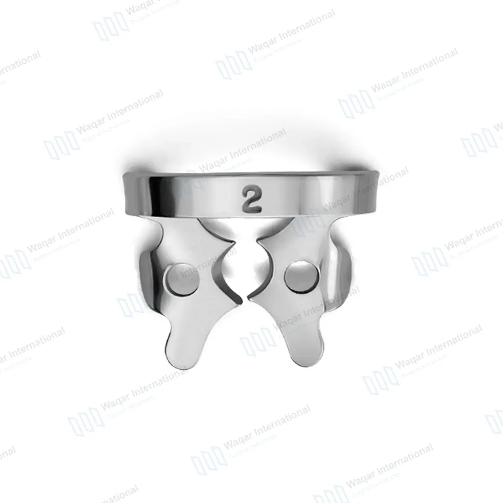Endodontic Rubber Dam Clamp #2 – Premolar