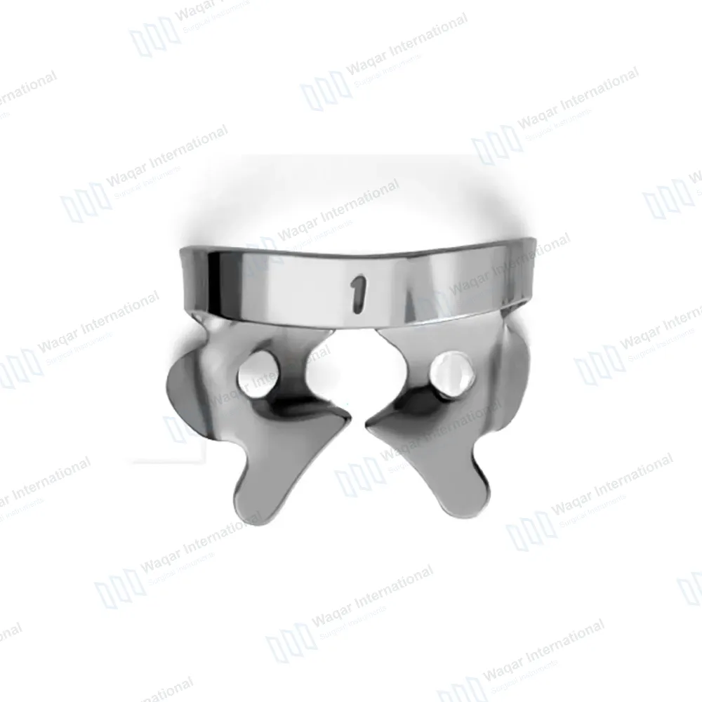 Endodontic Rubber Dam Clamp #1 – Premolar