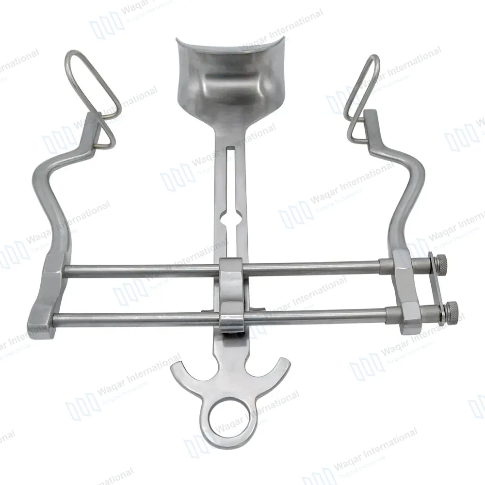 Balfour Abdominal Retractor 7″ (18cm) Spread with Fenestrated Side Blades