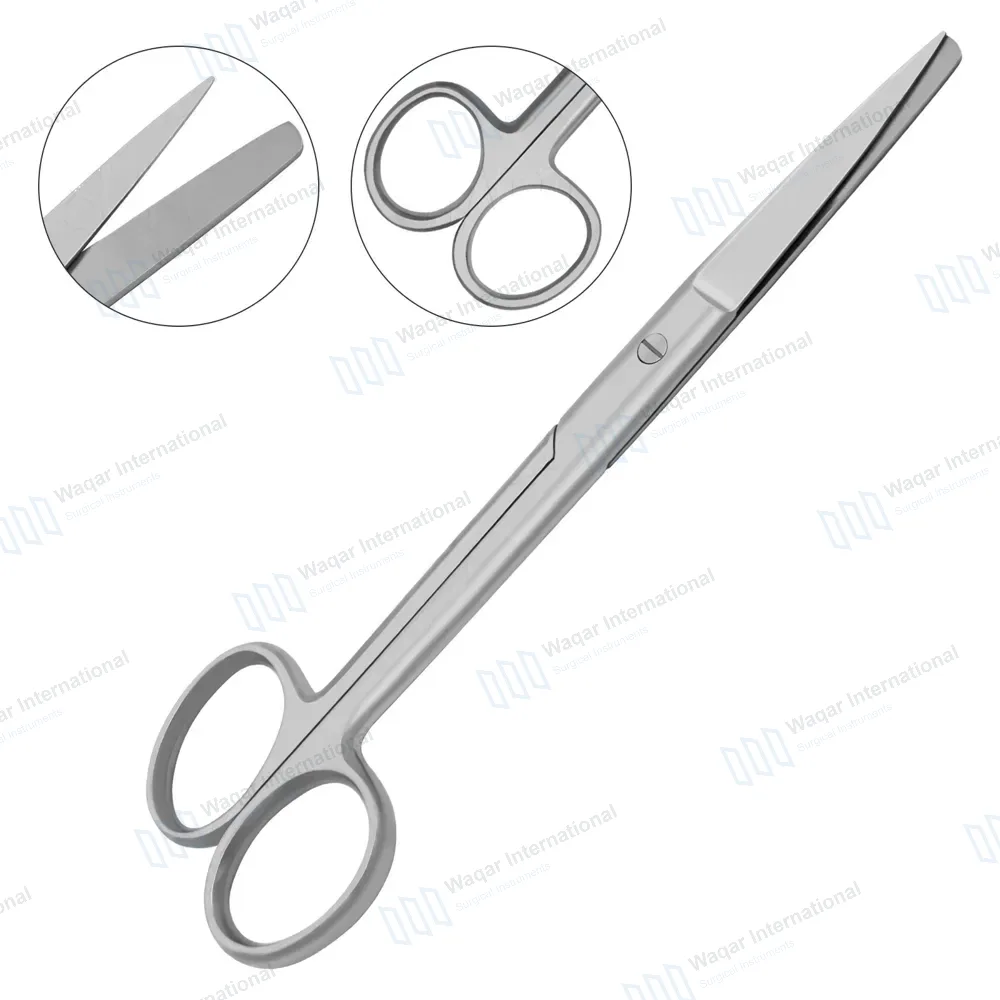 Operating Scissors 6.5″ Sharp/Blunt Straight Round Pattern