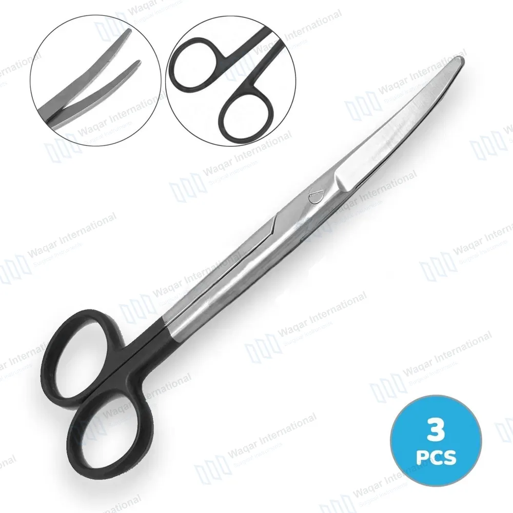 3 Mayo Supercut Dissecting Scissors 5.5″ Curved Surgical Veterinary