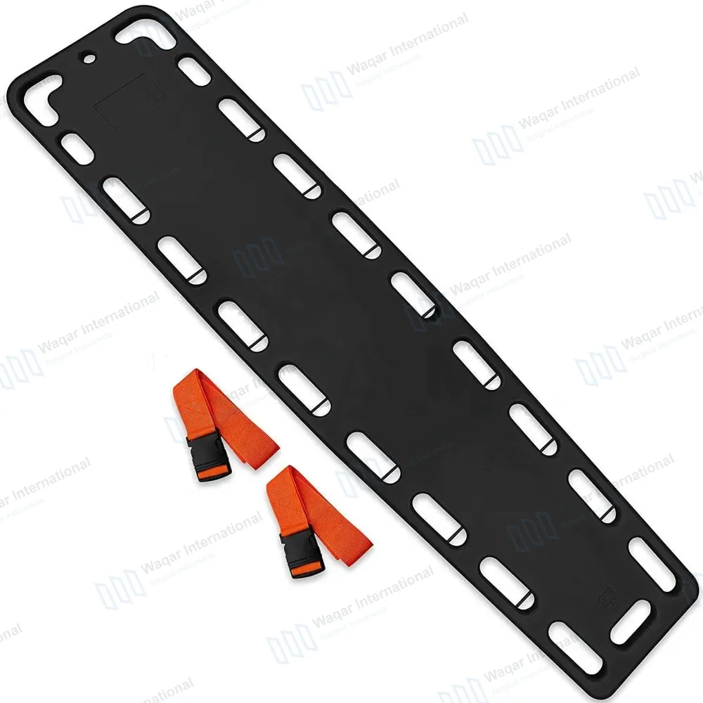 Spine Board Stretcher Backboard Immobilization – Black