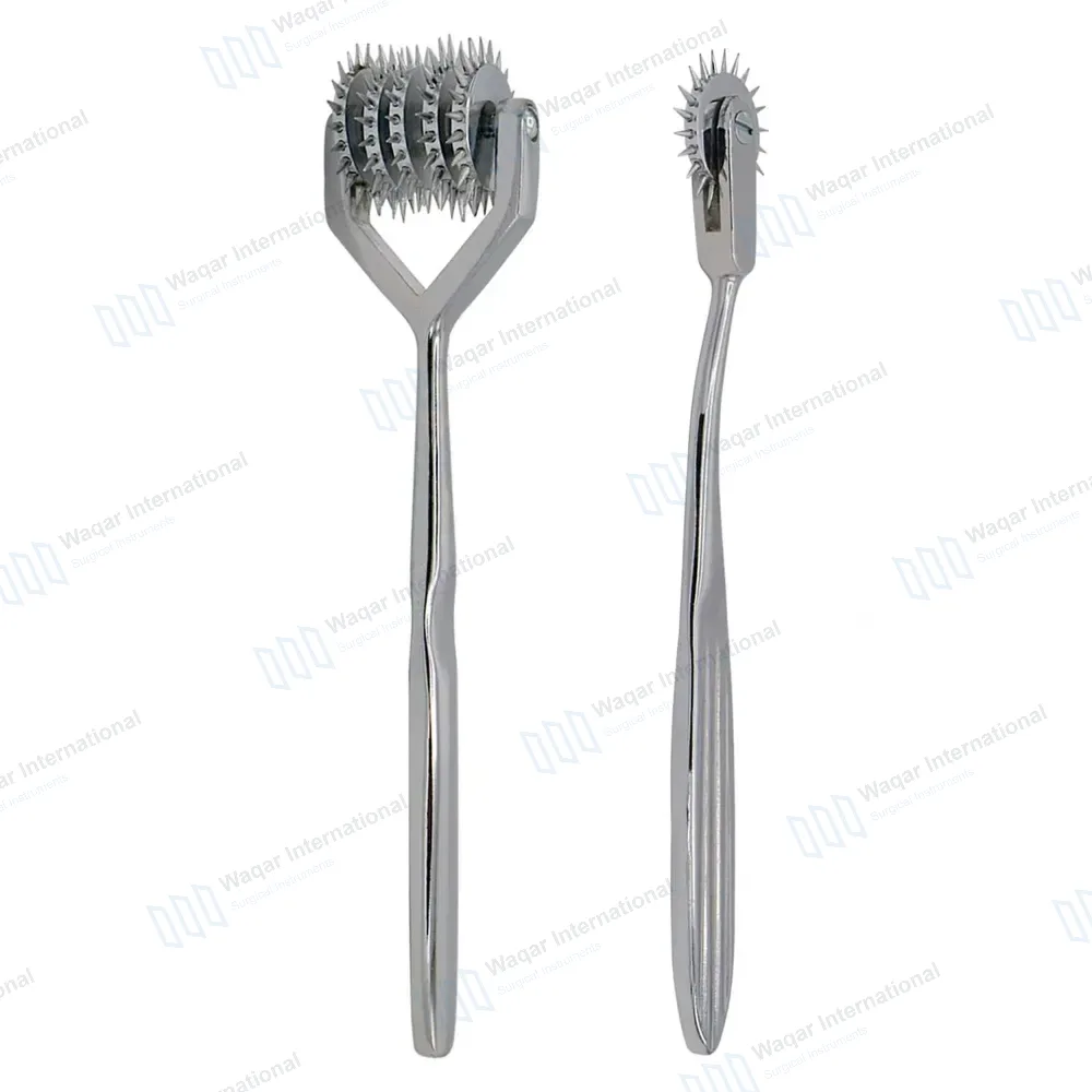 2 Wartenberg Neuro Pinwheel Set 1 & 5 Head Diagnostic Instrument