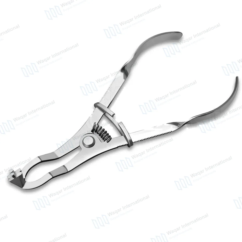 Ivory Light Rubber Dam Clamp Forceps 6.7″
