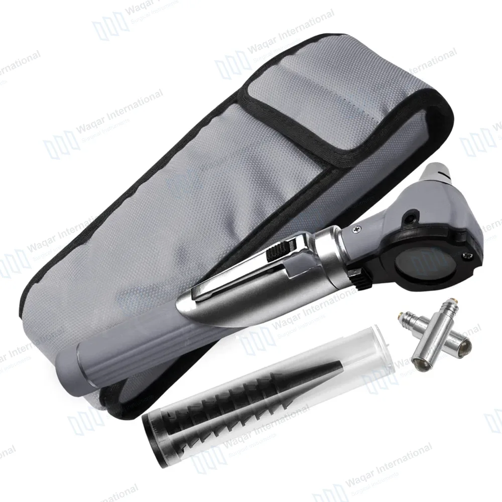 13 Pcs Fiber Optic Mini Otoscope Set – Gray