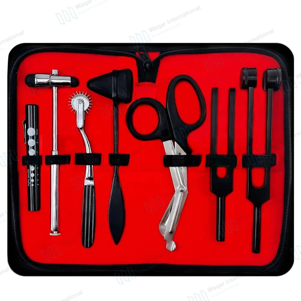 7 Pcs Diagnostics Kit with Carrying Case – Black