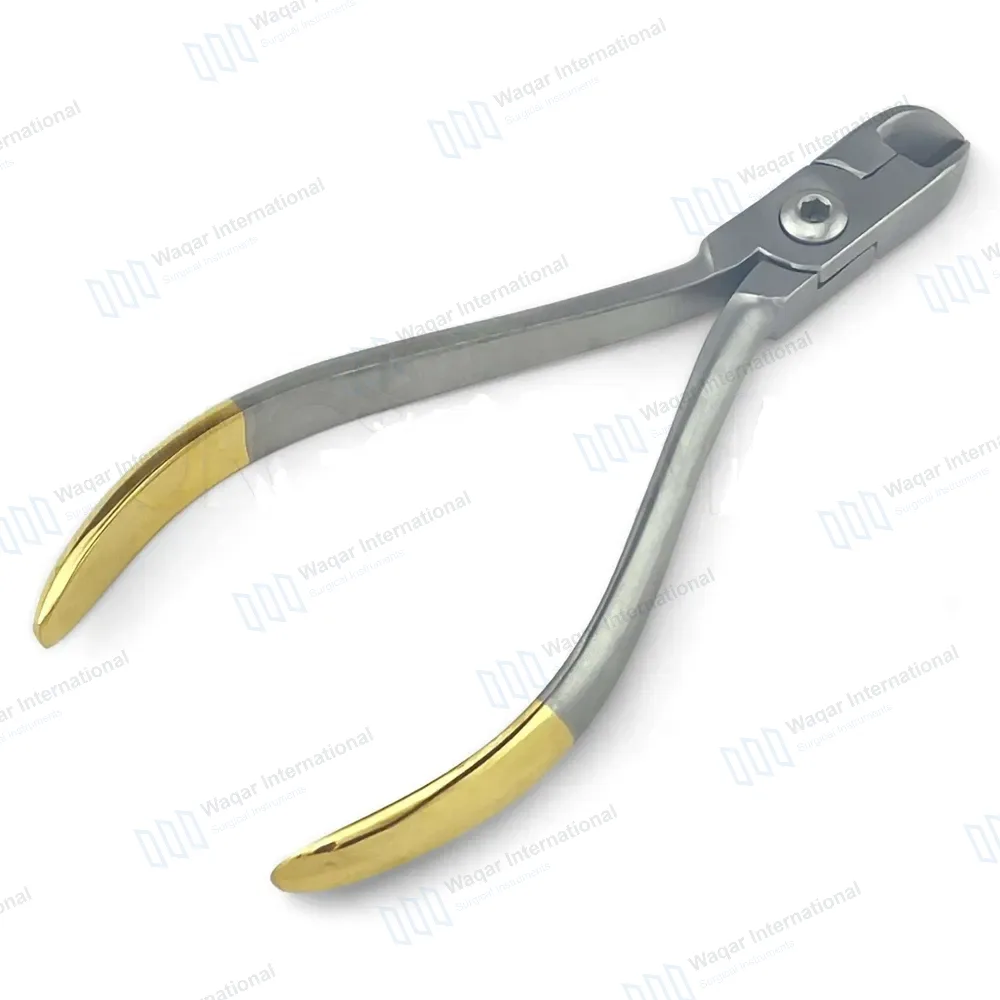 3 Pcs Orthodontic TC Hard Wire Cutter Slim Weingart Plier & Mathieu Needle Holder Set