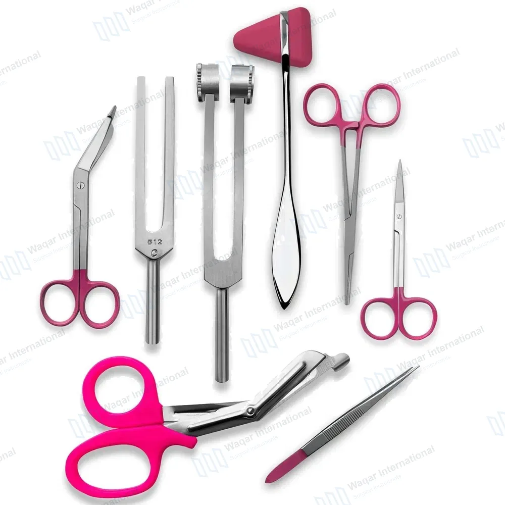 8 Pcs Medical Diagnostic Kit – Pink
