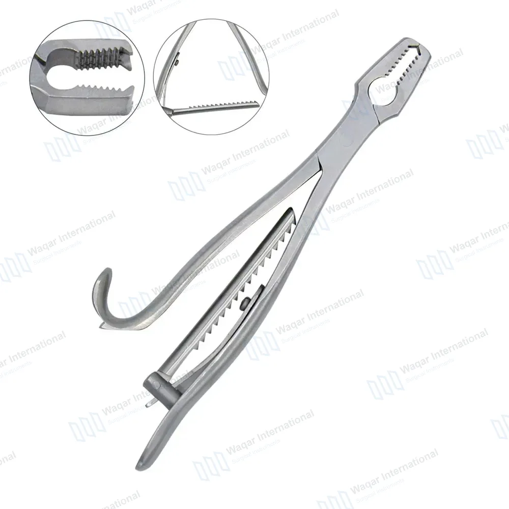 Kern Bone Holding Forceps 13″ with Ratchet