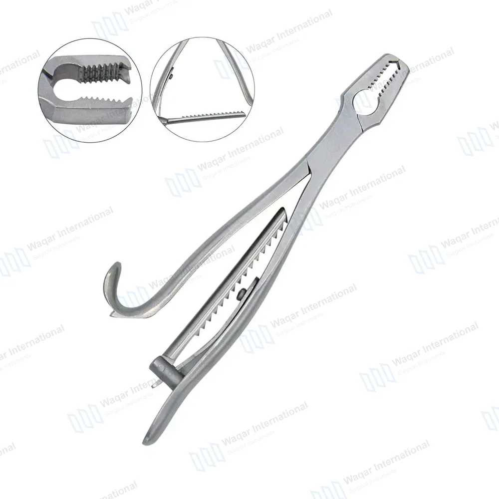 Kern Bone Holding Forceps 9″ with Ratchet