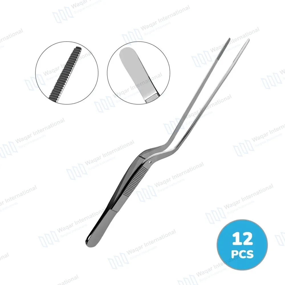 12 Pcs Lucae Ear Forceps 5.5″ Bayonet Shape with Serrated Tips