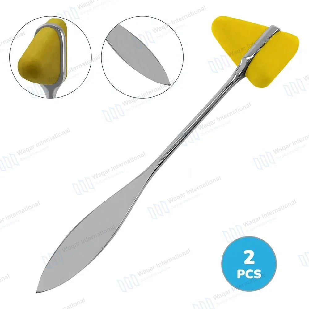 2 Pcs Taylor Tomahawk Percussion Reflex Hammer – Yellow