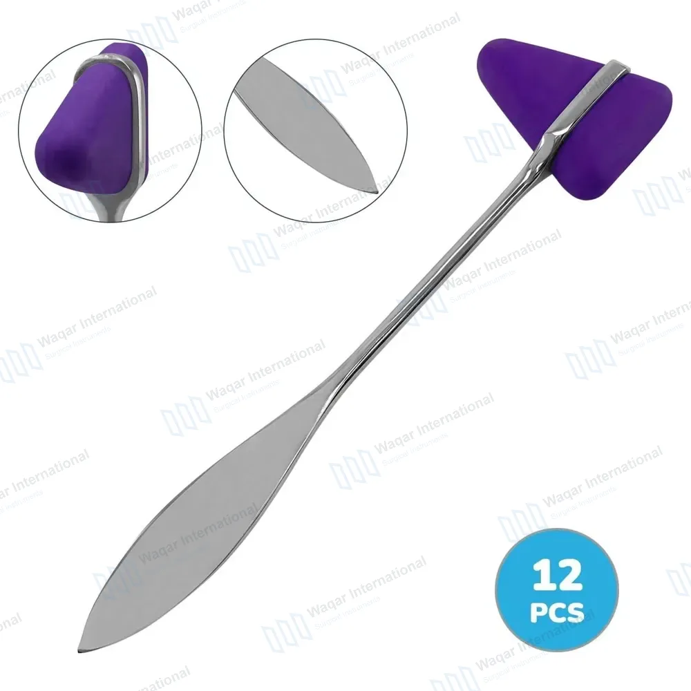 12 Pcs Taylor Tomahawk Percussion Reflex Hammer – Purple