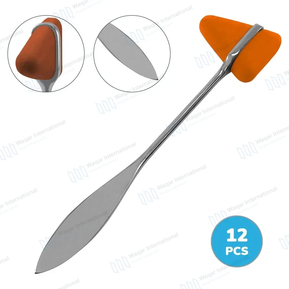 12 Pcs Taylor Tomahawk Percussion Reflex Hammer – Orange