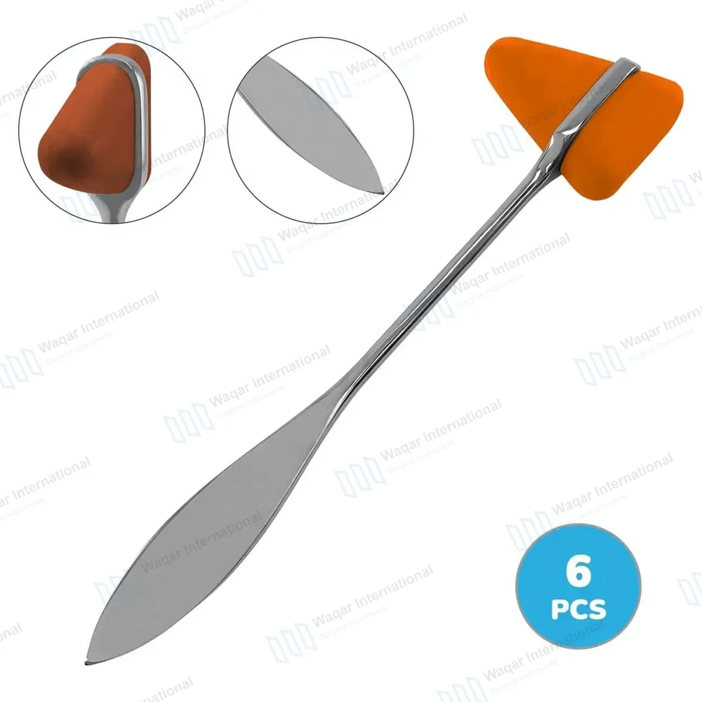 6 Pcs Taylor Tomahawk Percussion Reflex Hammer – Orange
