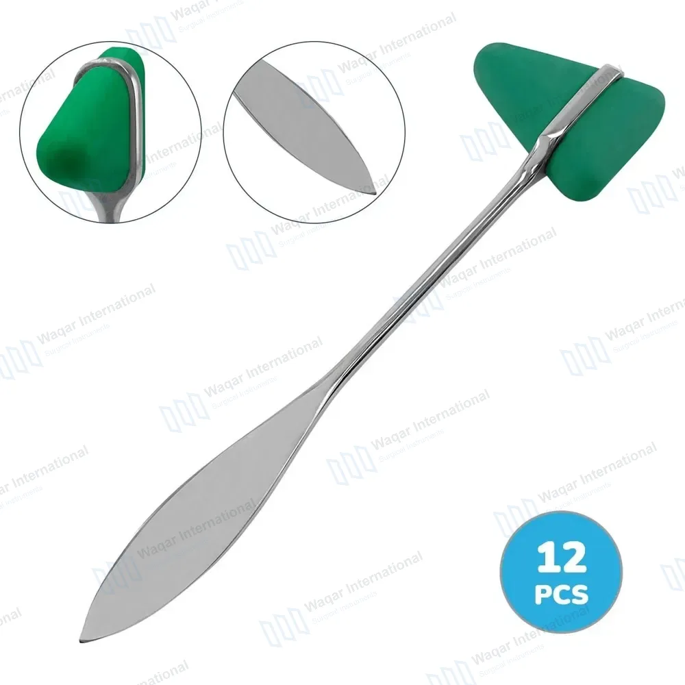 12 Pcs Taylor Tomahawk Percussion Reflex Hammer – Green