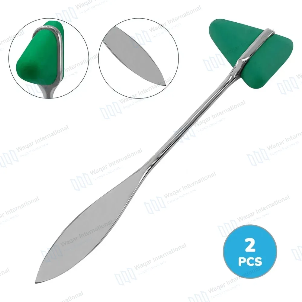 2 Pcs Taylor Tomahawk Percussion Reflex Hammer – Green