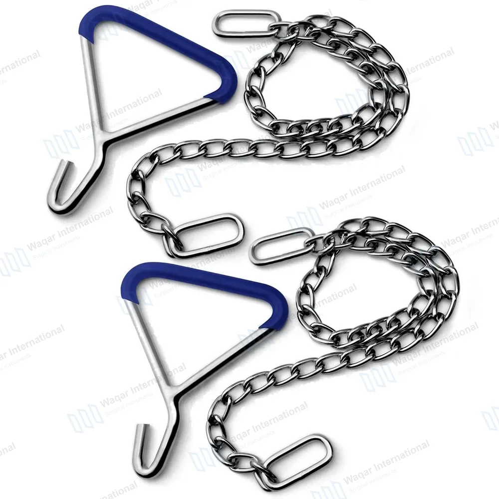 Calf Pulling Chains 30″ OB Apparatus with 2 Handle Puller Hooks