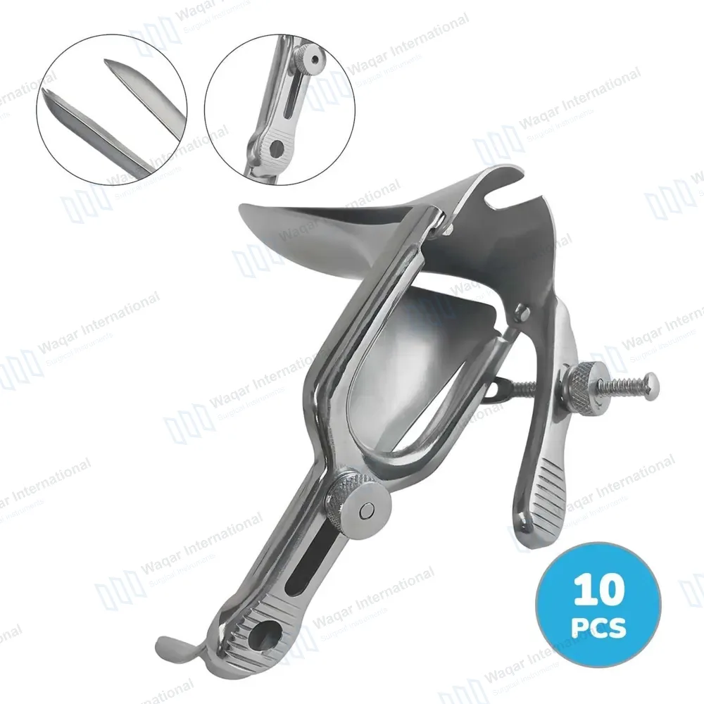 10 Pcs Pederson Vaginal Speculum Set – Medium