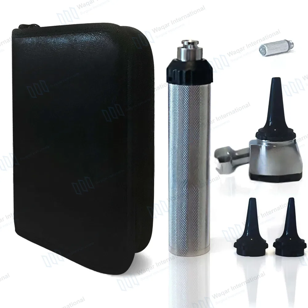 5 Pcs Veterinary Otoscope Set Animal Diagnostic Instruments
