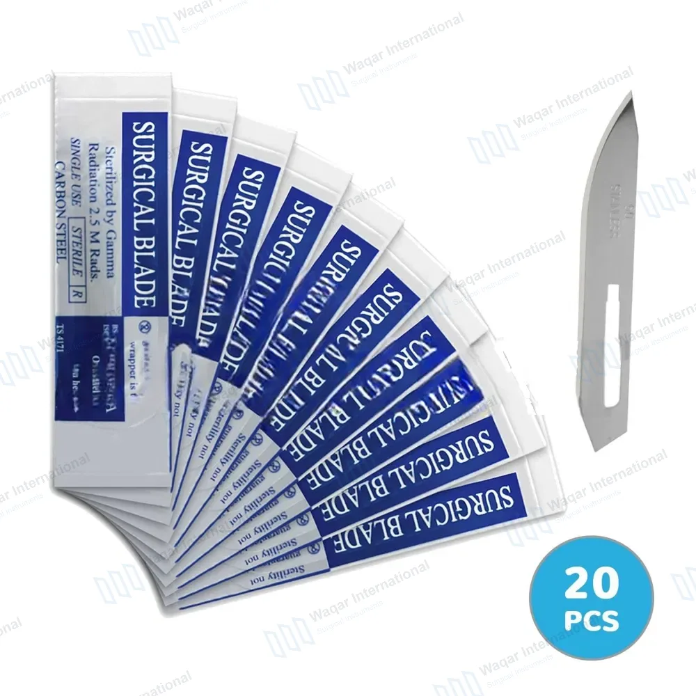 Pack of 20 Scalpel Blades #60 Autopsy Post Mortem Surgical Blade
