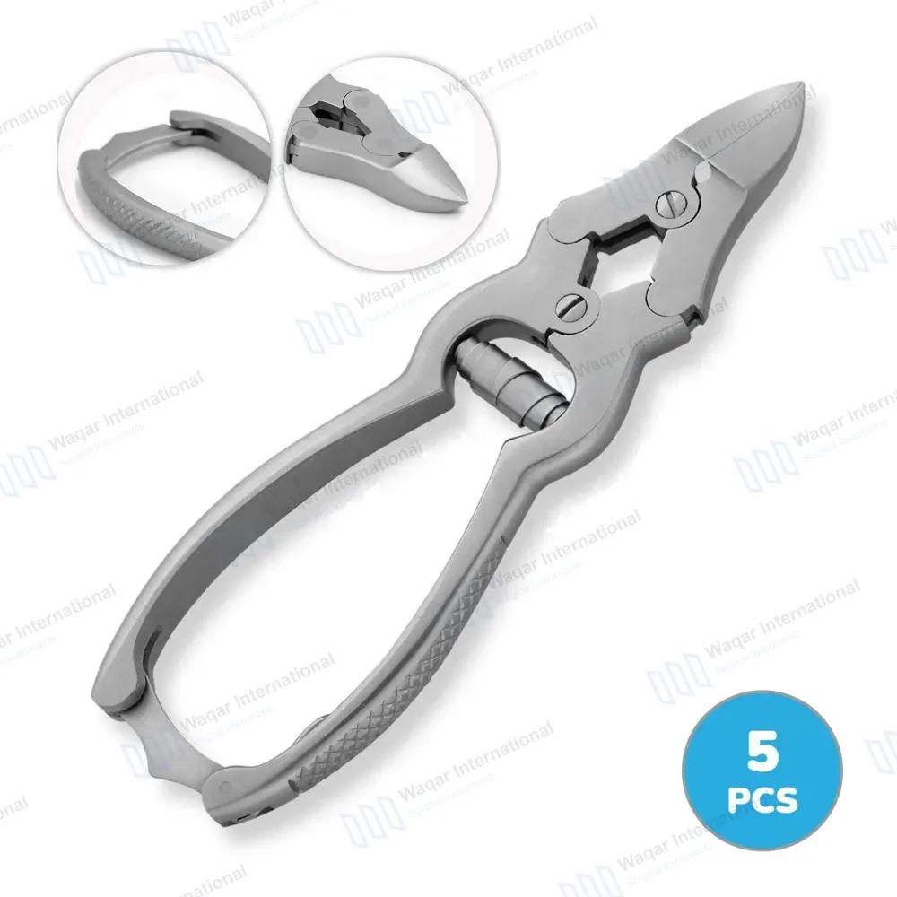 5 Mycotic Toe Nail Nippers 6″ Double Action