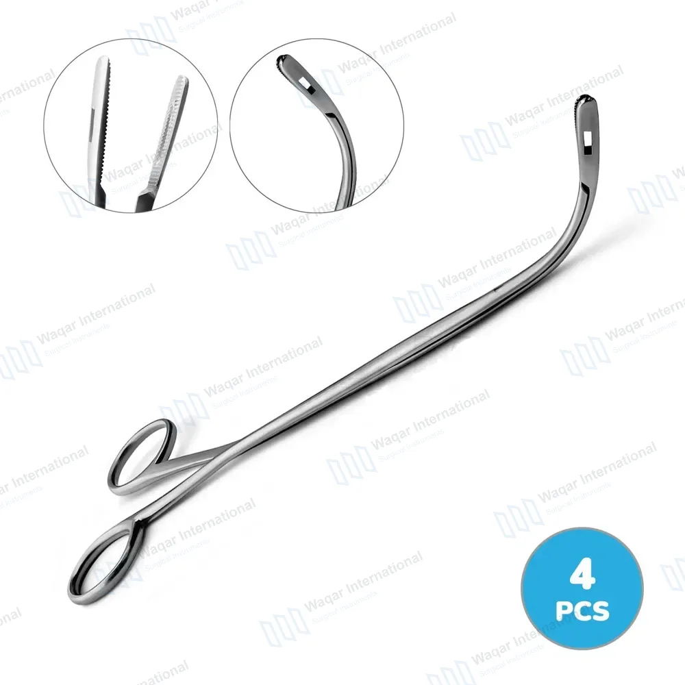 4 Randall Kidney Stone Forceps 8.25″ Half Curved