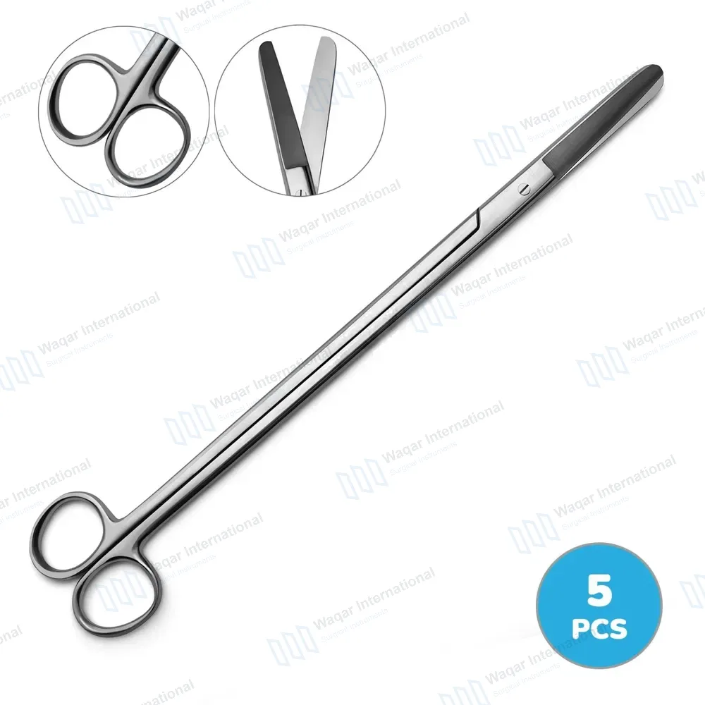 5 Sims Uterine Scissors Set 8″ Straight