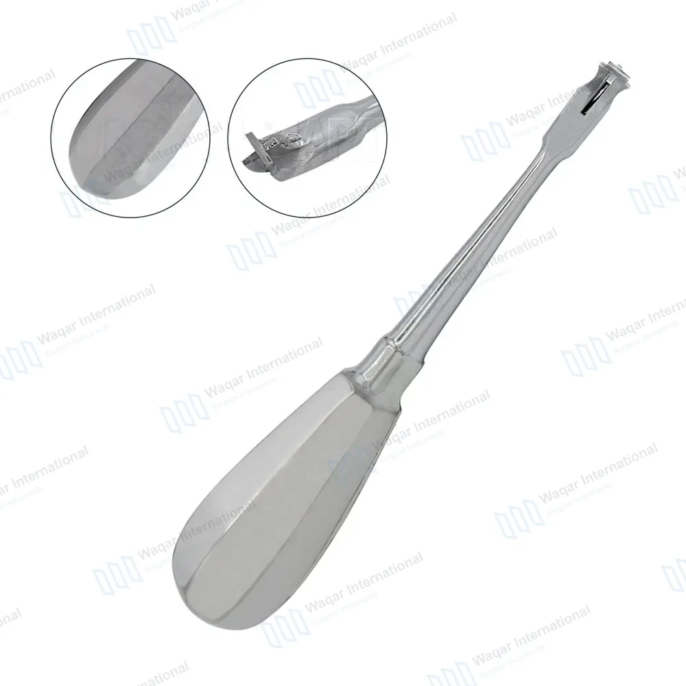 Offset Dental Crown Splitter Remover 5.75″ Elevator Handle