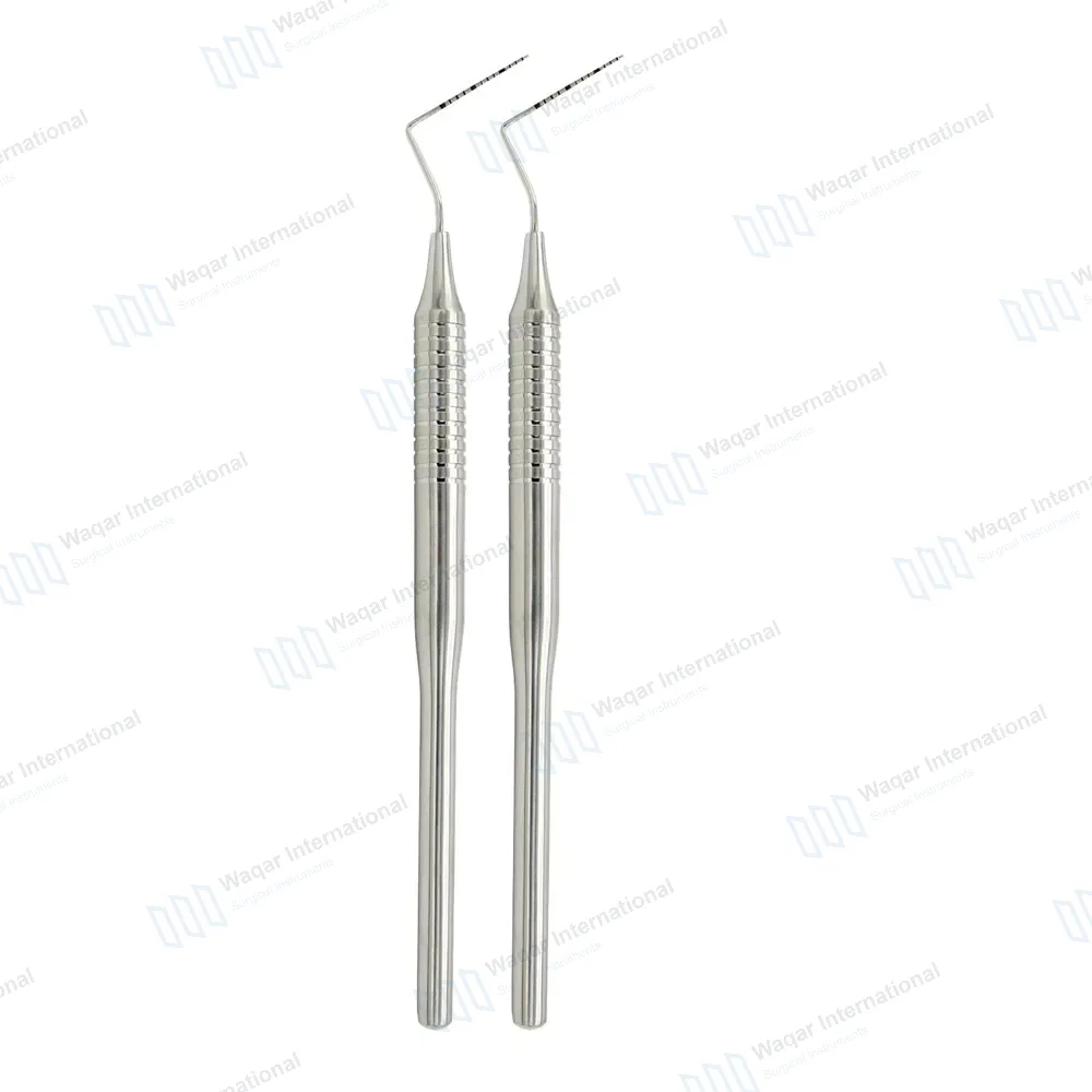 2 Periodontal Probe CP15 UNC Color Coded Markings Single Ended