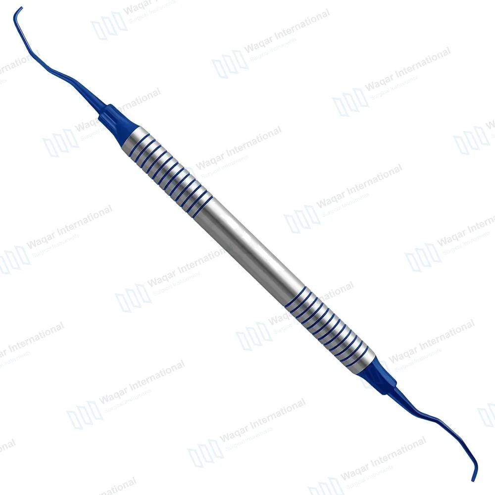 Gracey Curette 11/12 Blue Titanium Coated Tips Double Ended