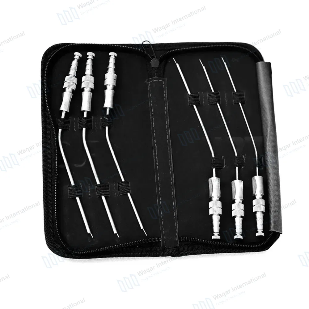 6 Frazier Suction Tube Set 6FR, 7FR, 8FR, 9FR, 11FR, & 12FR