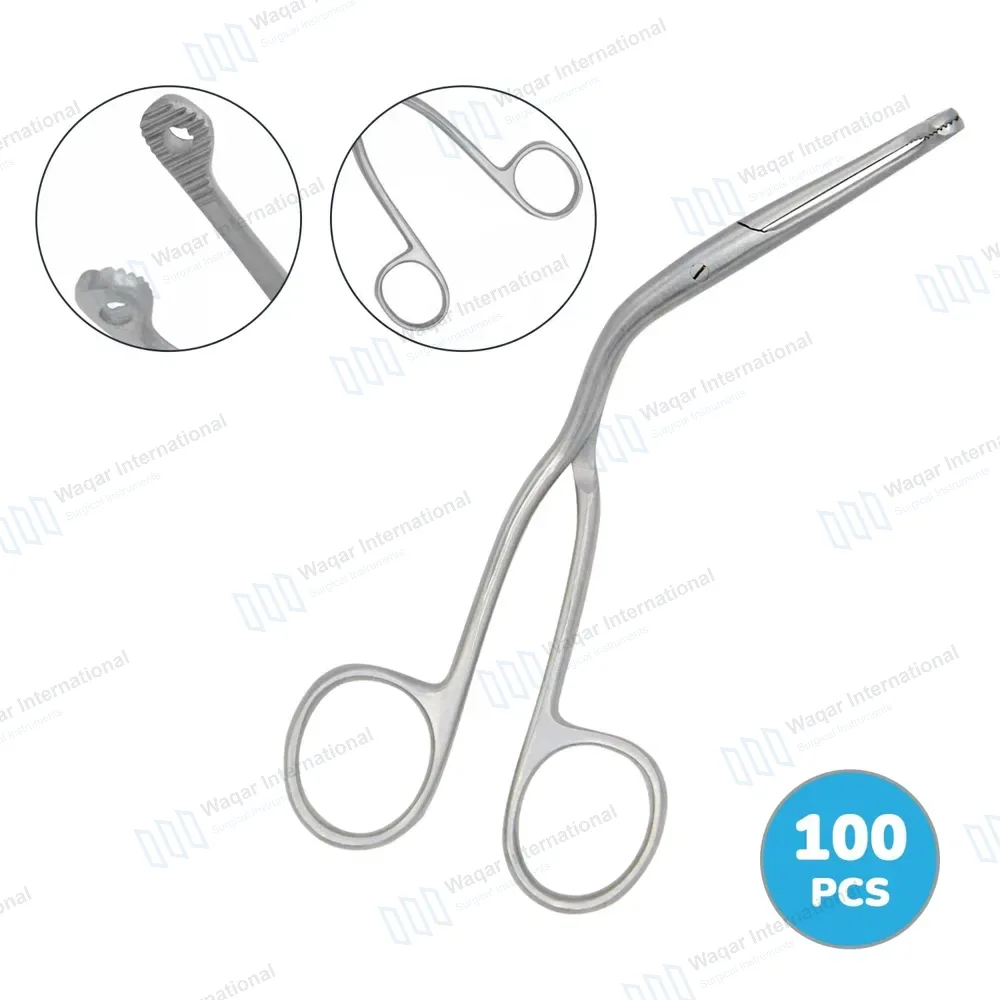 100 Pcs Magill Forceps Set 6″ (15.2cm) – Infant