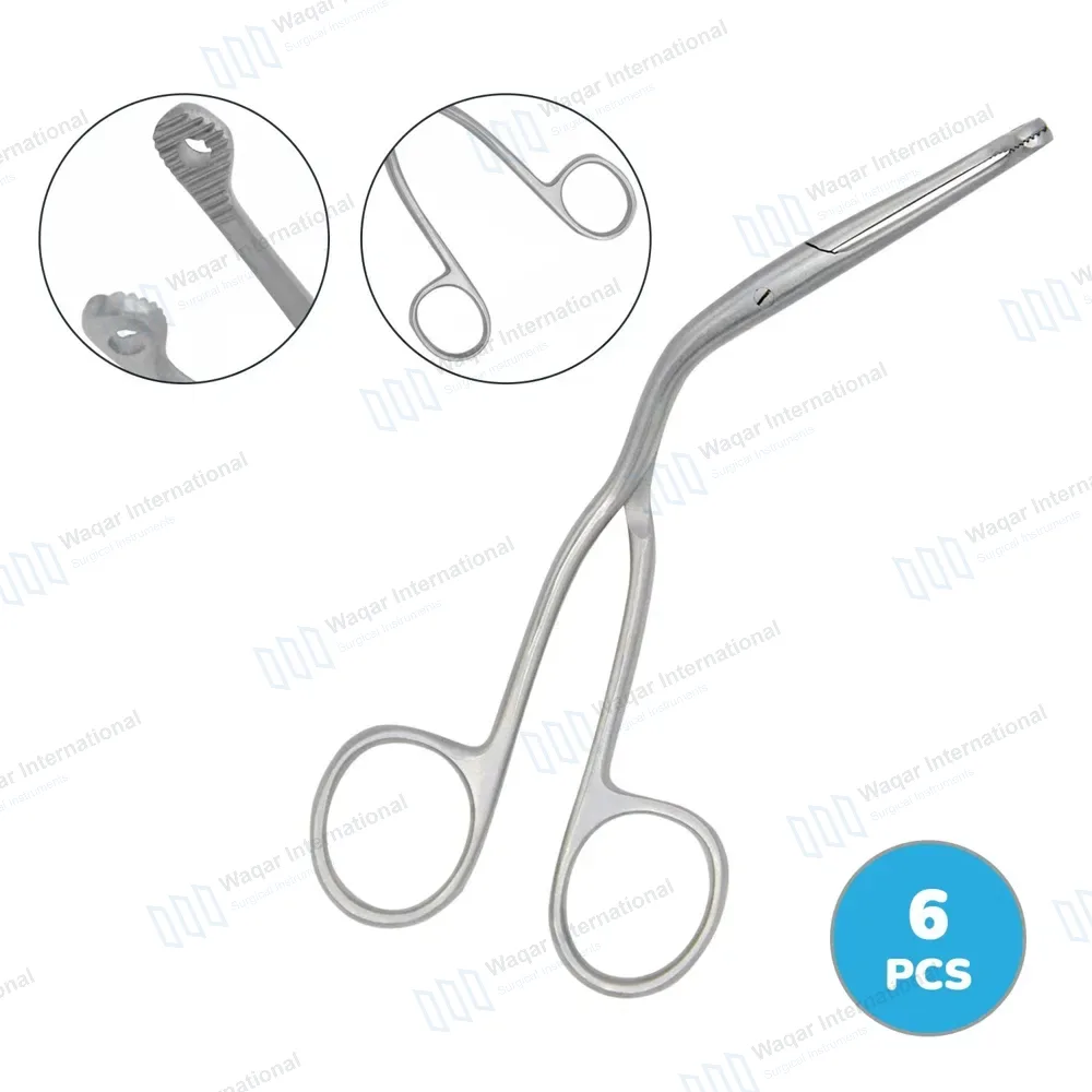 6 Pcs Magill Forceps Set 6″ (15.2cm) – Infant