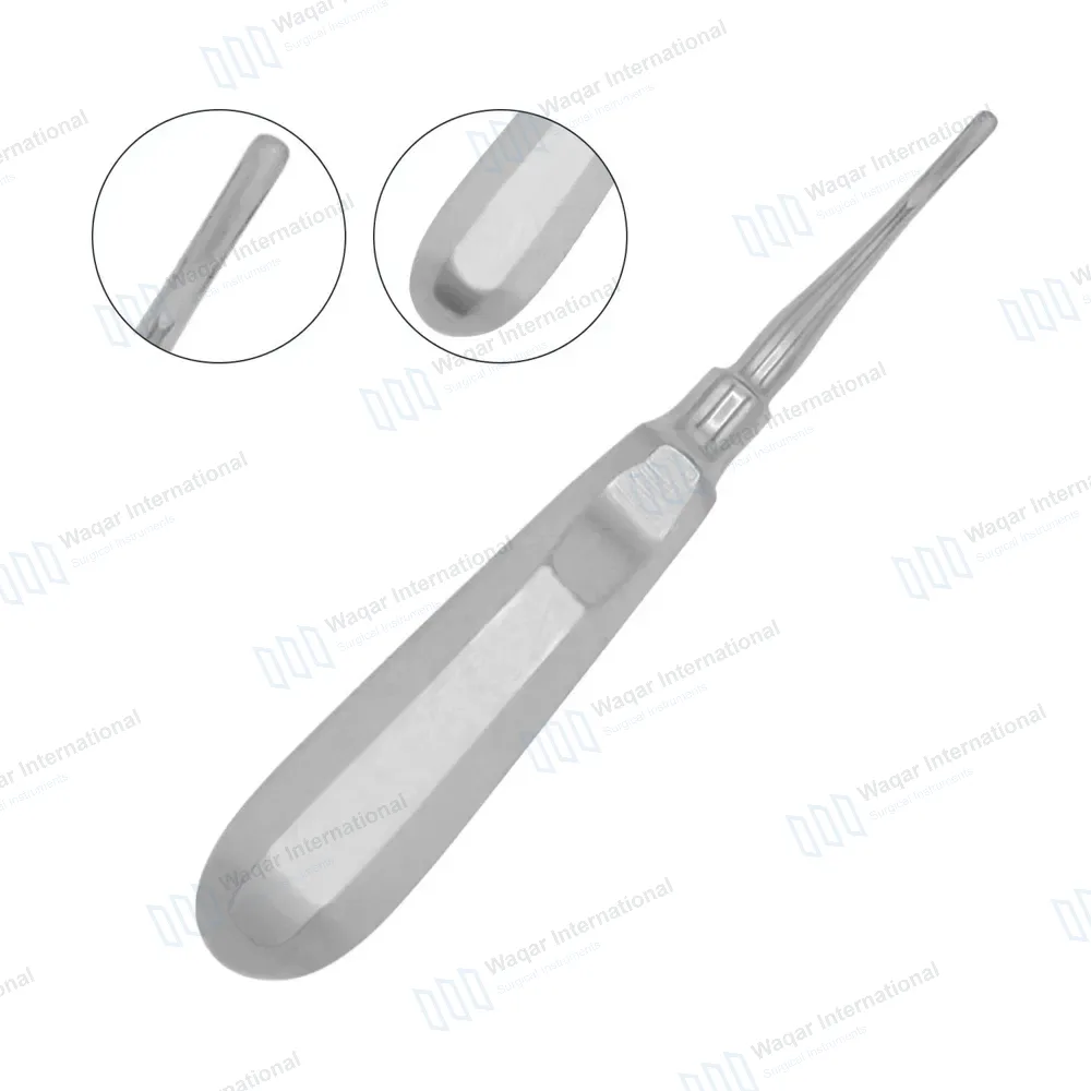 Apical Dental Elevator #46 Straight 3.5mm Tip