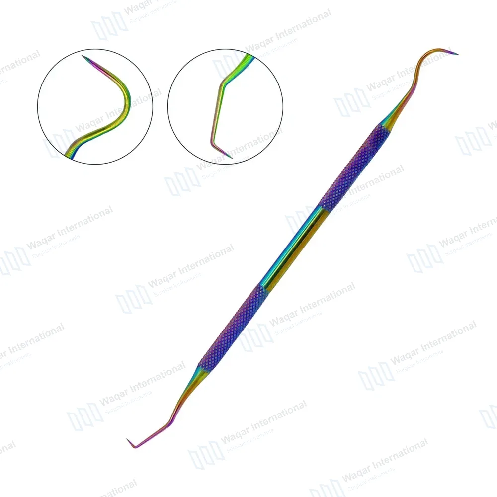 Rainbow Color Dental Explorer Probe #5 – Double Ended