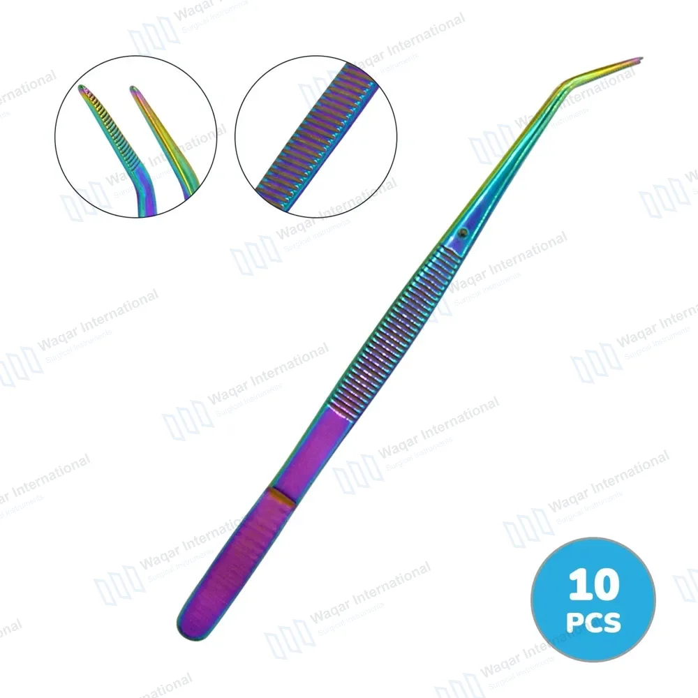 10 College Cotton Plier 6″ Titanium Rainbow Color