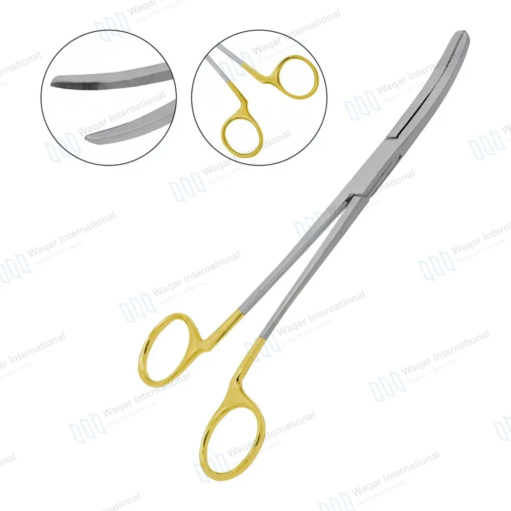 T/C Wynman Crown Remover Gripper Forceps 7″ Curved Serrated Tips