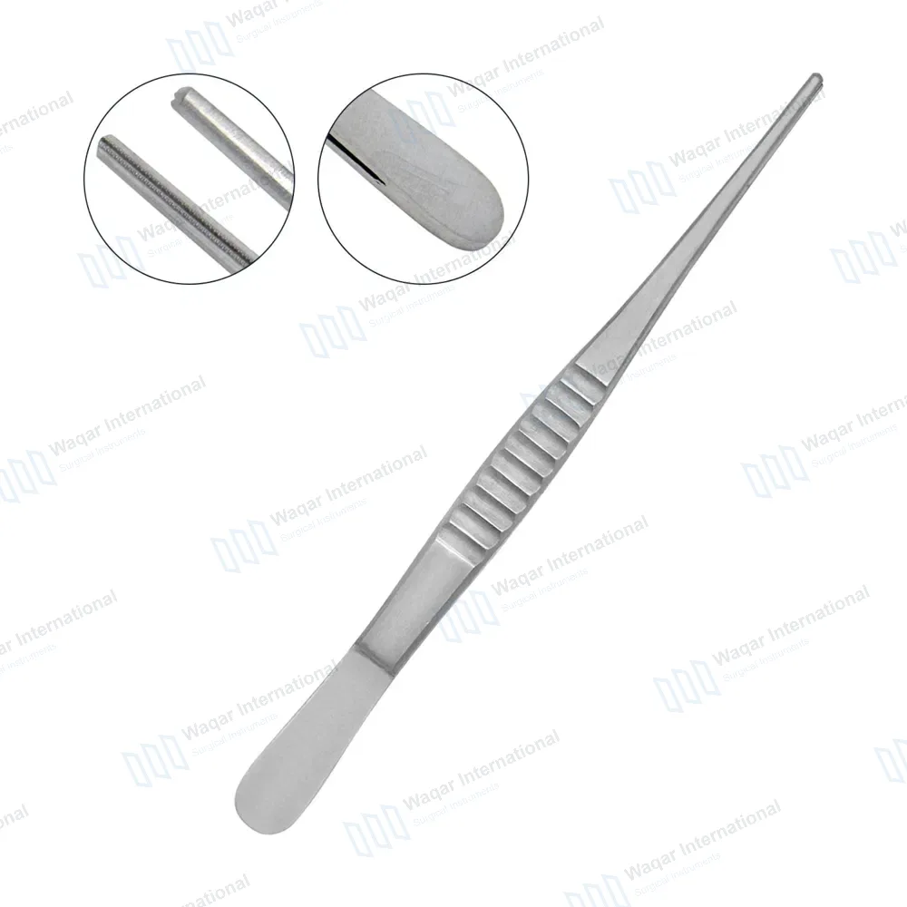 DeBakey Atraumatic Tissue Forceps 8″ 3.5mm Tip