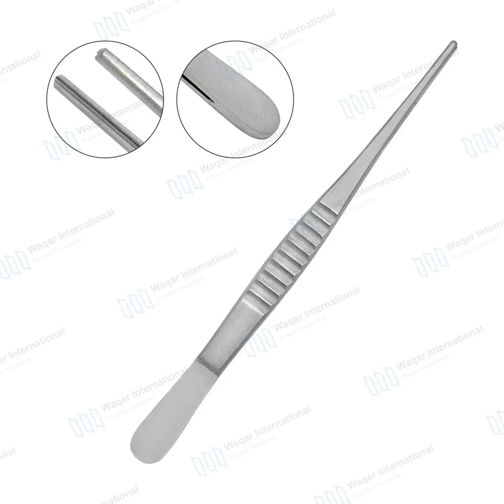 DeBakey Atraumatic Tissue Forceps 8″ 1.5mm Tip