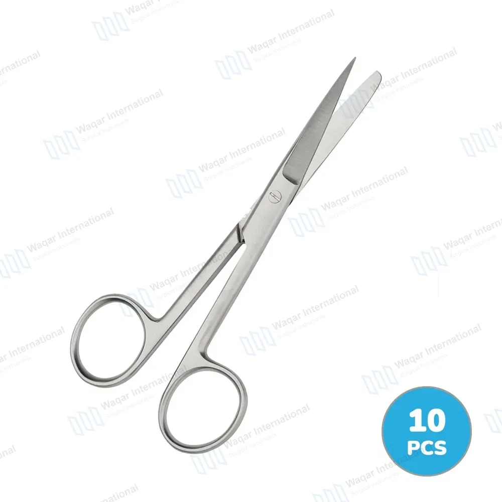 10 Operating Scissors Sharp/Blunt 5.5″ Straight