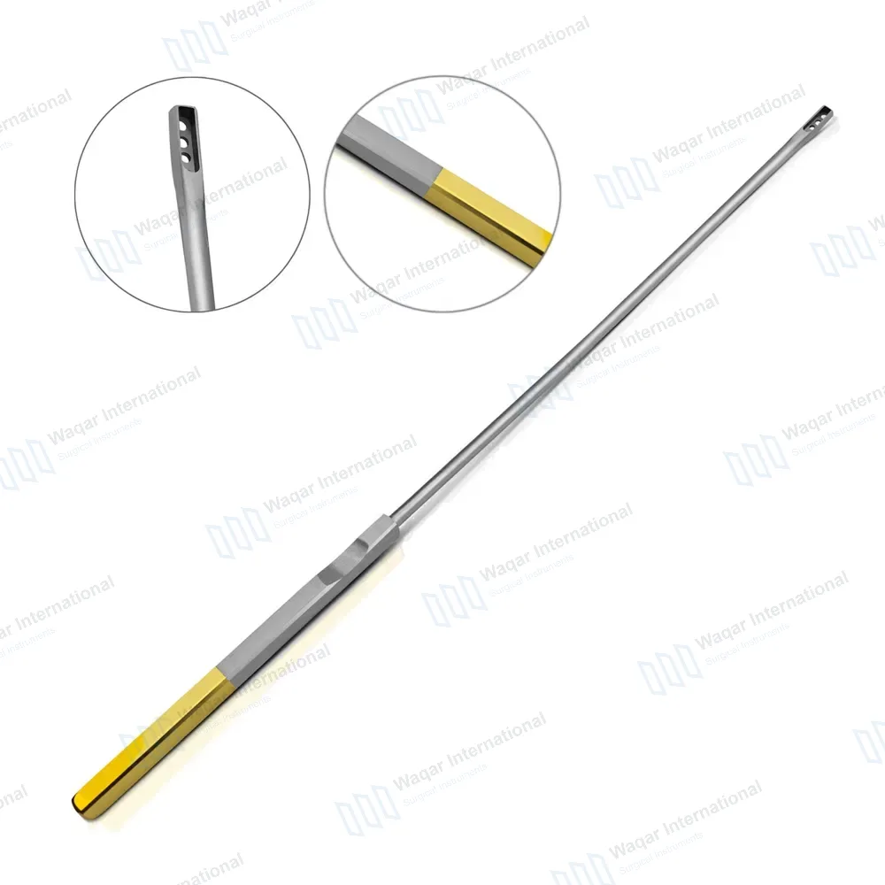 Kevorkian-Younge Biopsy Curette 12″ Loop 3X12mm with Basket Half Gold Handle