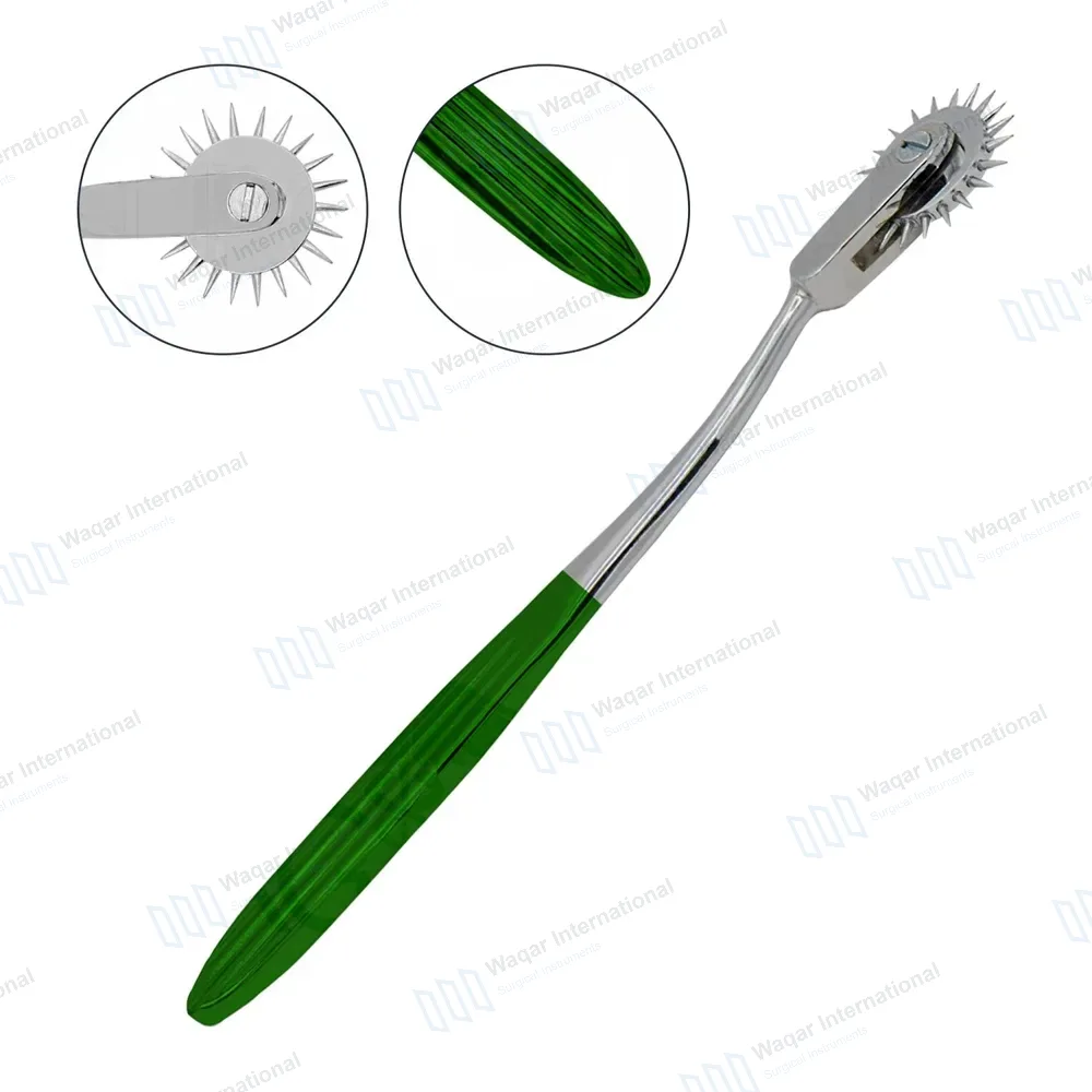 Wartenberg Neurological Pinwheel 1 Head 7″ Green Color Handle