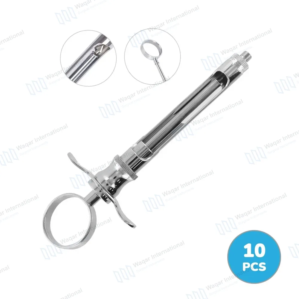 10 Pcs Self-Aspirating Dental Anesthetic Syringe Set CW Type 1.8CC