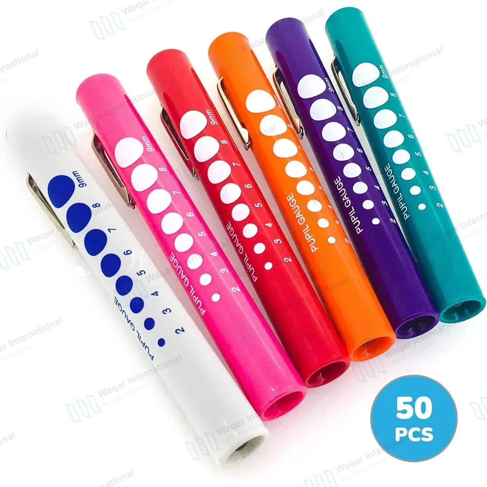 50 Pcs Disposable Penlights – Assorted Colors