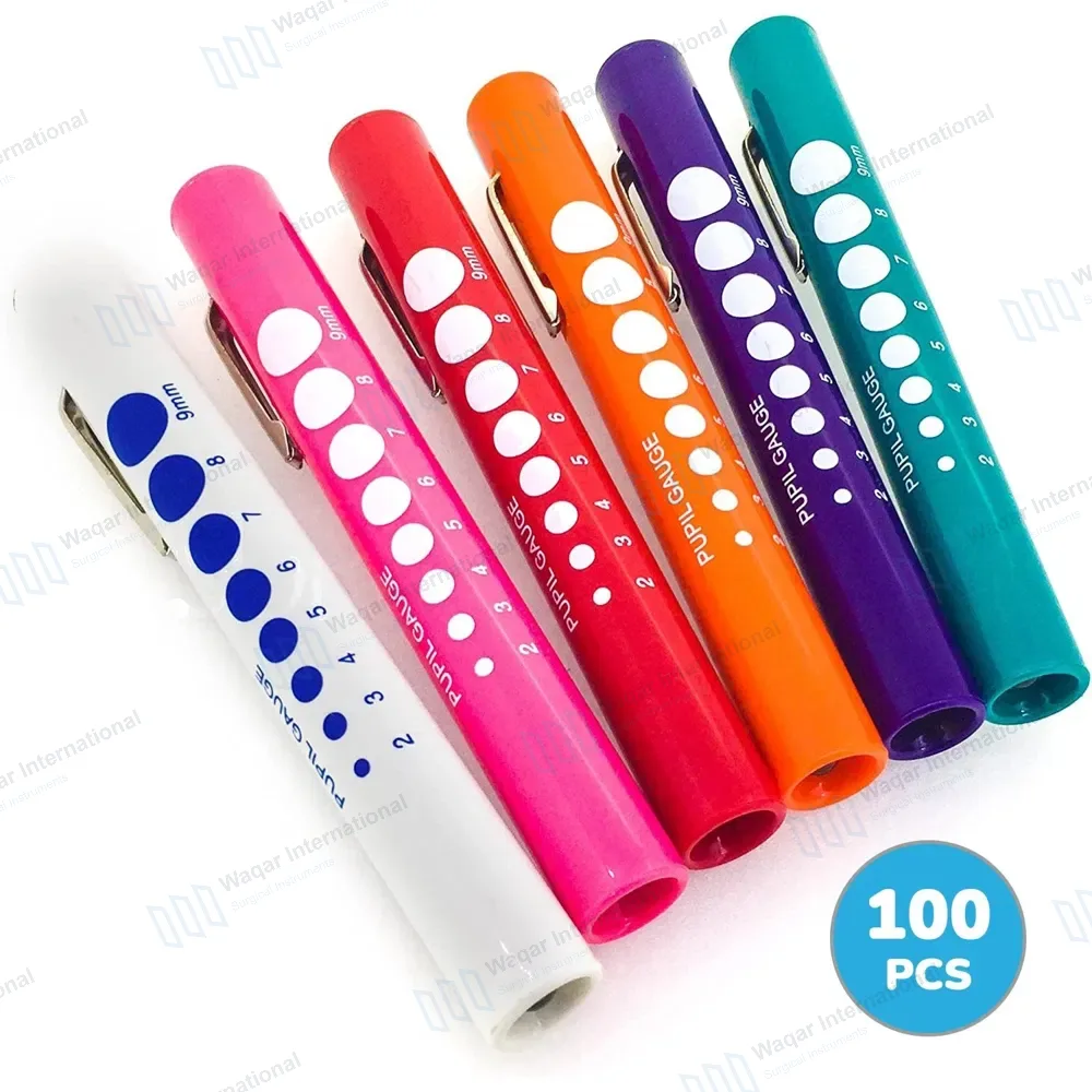 100 Pcs Disposable Penlights – Assorted Colors