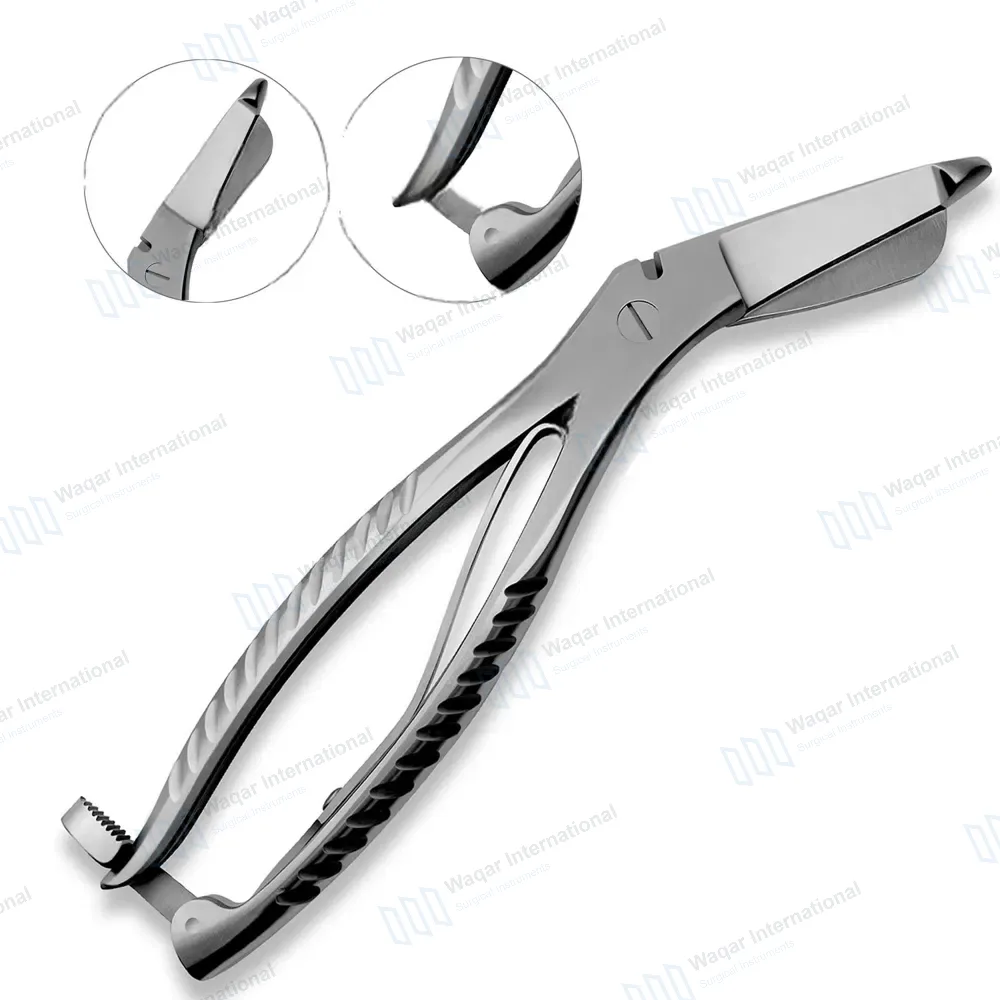 Cast & Plaster Utility Shear 8″ Blunt Probe Tip w/Serrated Blade